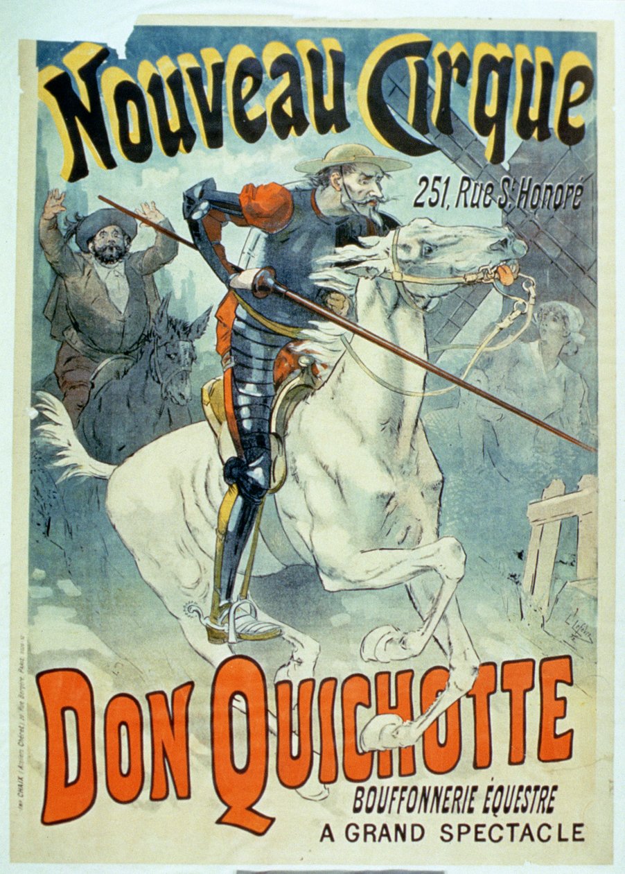 Mainos Don Quijote, New Circus, Horseback Buffoonery tekijältä French School