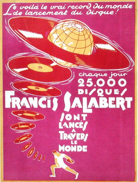 Mainos Francis Salabert Disquesille tekijältä French School