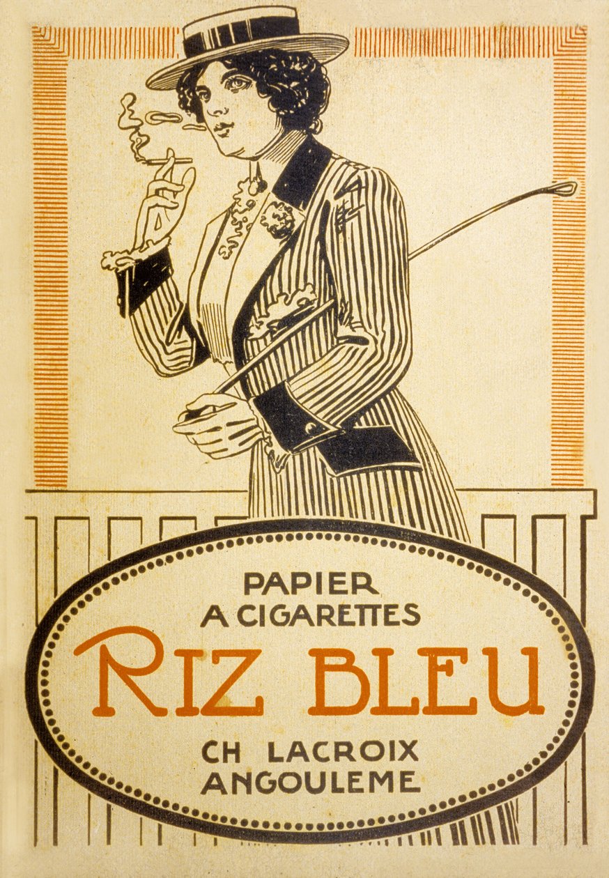 Mainos Riz Bleu -savukkeista tekijältä French School