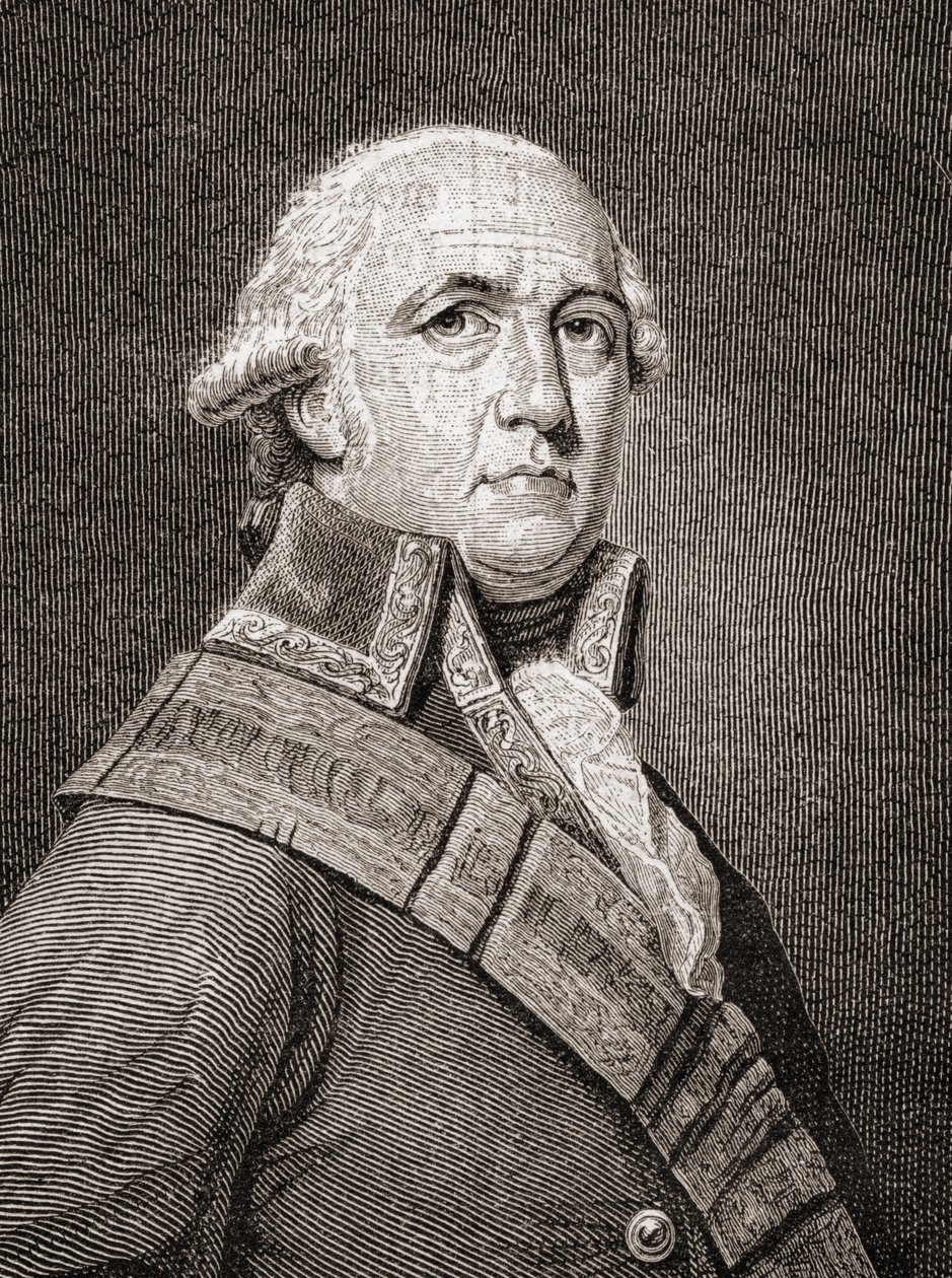 Aleksandr Vasilievich Suvorov, Pannemaker-Lignyn kaiverrus Linardin mukaan, Louis Blancin (1811-82) teoksesta "Histoire de la Revolution Francaise" tekijältä French School