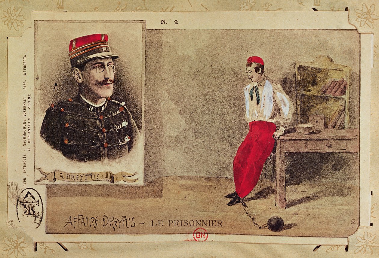 Alfred Dreyfus (1855-1935) vankina, 1894-1906 tekijältä French School