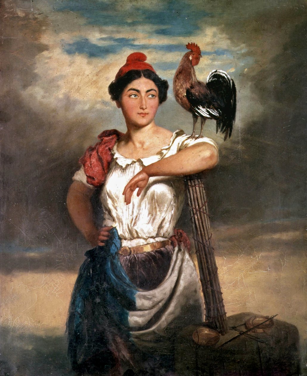 Tasavallan allegoria vuonna 1848 tekijältä French School