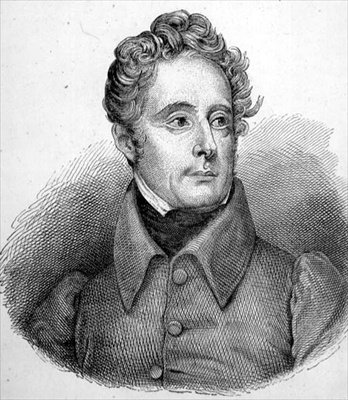 Alphonse Marie Louis Prat de Lamartine (1790-1869) (kaiverrus). tekijältä French School
