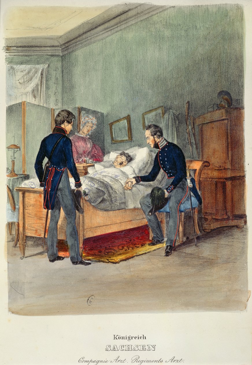 Armeijalääkäri Saksin kuningaskunnassa, n. 1840 tekijältä French School