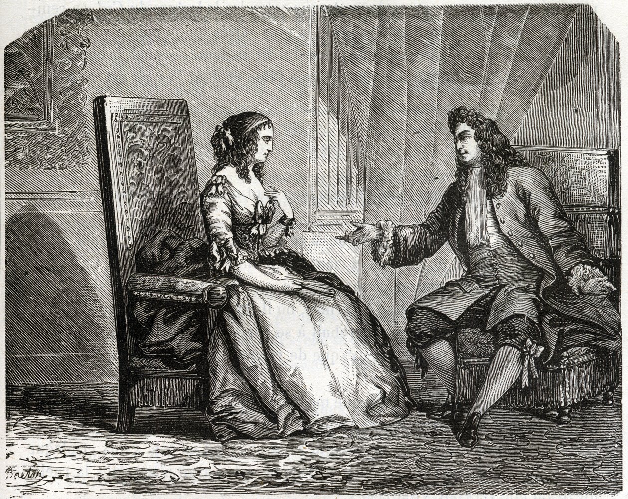 Anne Ninon"" Enclosista (tai Ninon de Lenclos tai Ninon de Lanclos tekijältä French School