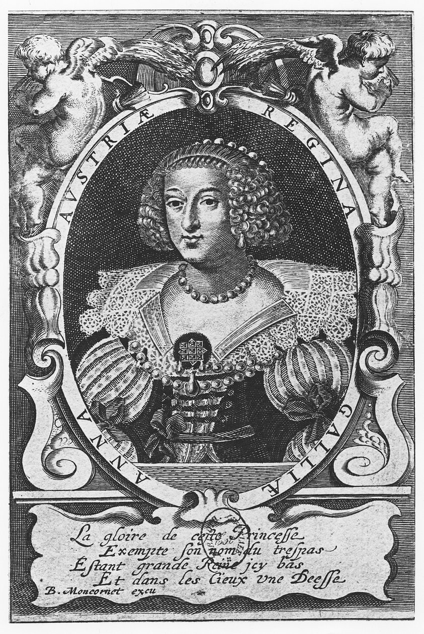 Anne of Austria (kaiverrus) tekijältä French School