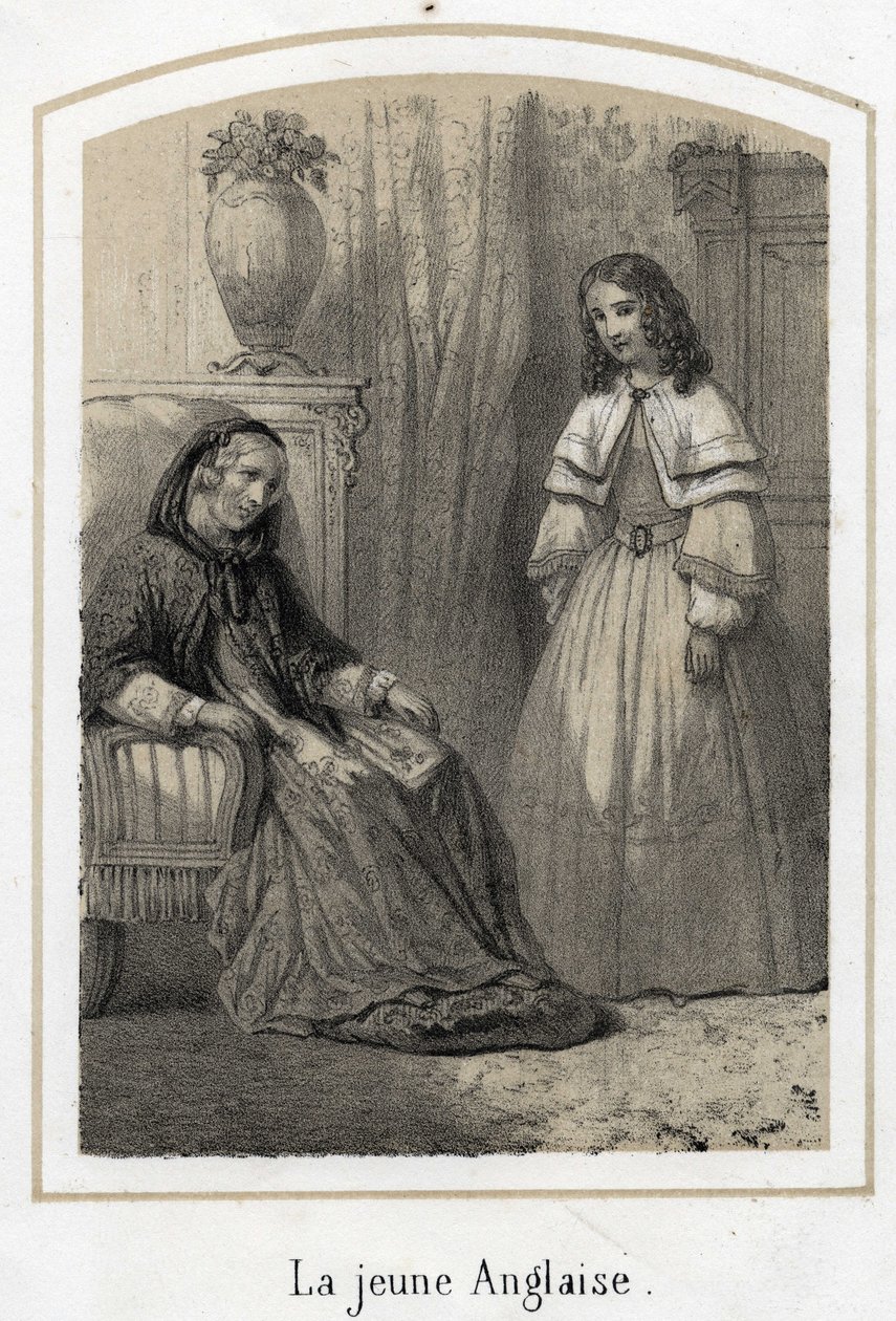 Anonyymi kaiverrus 1800-luvulta tekijältä French School