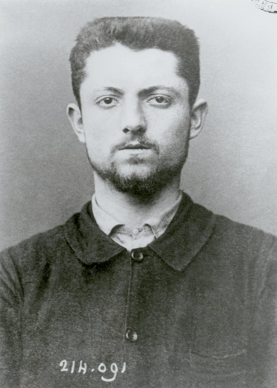 Antropometrinen muotokuva Emile Henrystä (1872-94), tekijältä French School