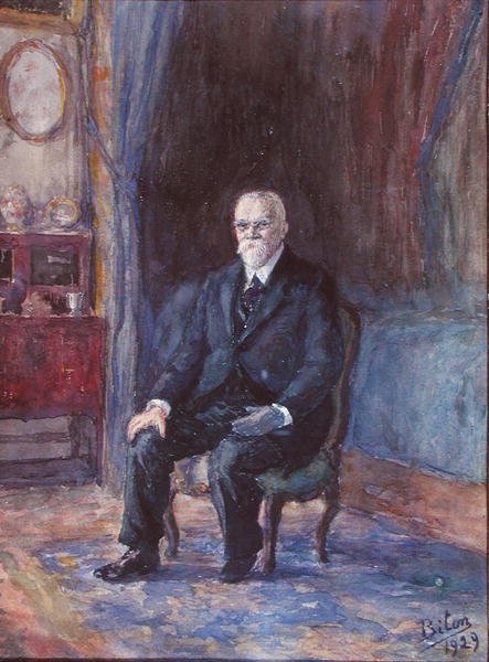 Antoine Beclere (1856-1939) 1929 (öljy kankaalle) tekijältä French School