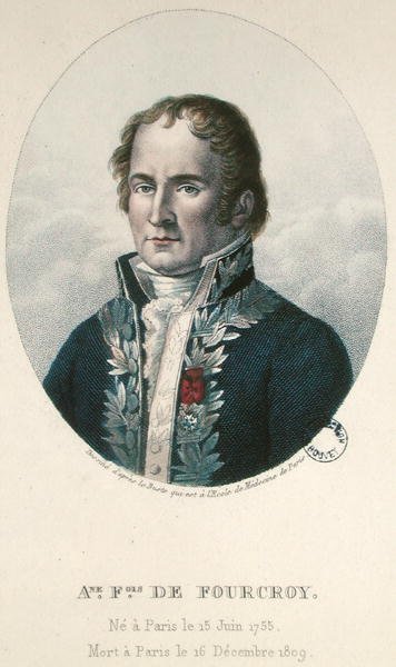 Antoine Francois de Fourcroy (1755-1809) (värikaiverrus) tekijältä French School