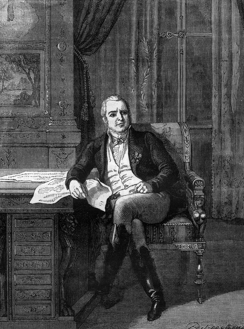 Antoine Marie Chamans, kreivi de Lavalette, ranskalainen poliitikko ja kenraali - Antoine-Marie Chamans, kreivi de Lavalette (1769-1830) upseeri, korkea Ranskan virkamies ja valtioneuvoston jäsen - teoksessa "Histoire de l