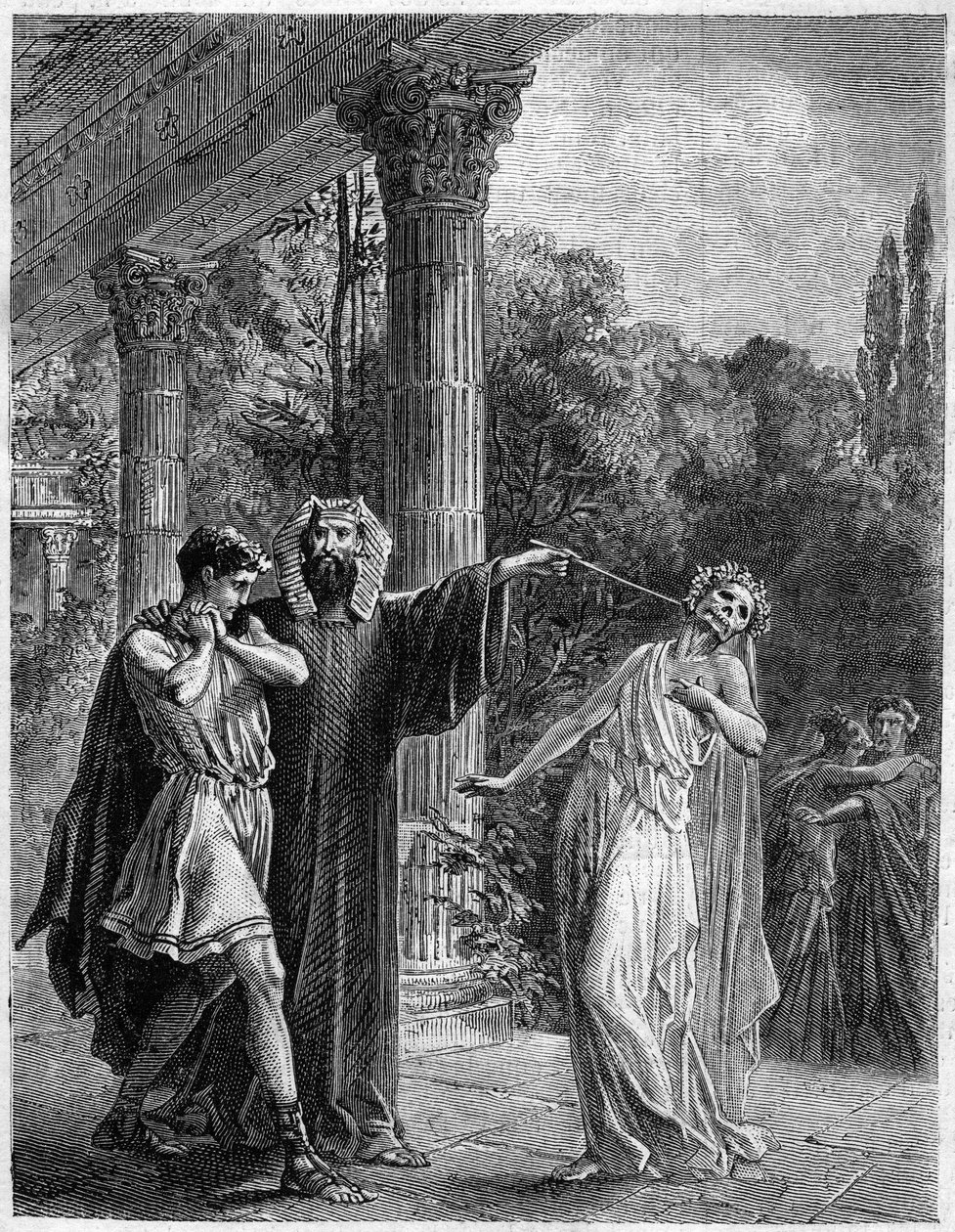Apollonius Korintiin. Furne Jouvet et et Cie -toimittajat (1869) teoksessa "Yliluonnollisen maailman taikuuden historia ja kuolemattomuus ajan ja kansojen kautta". tekijältä French School