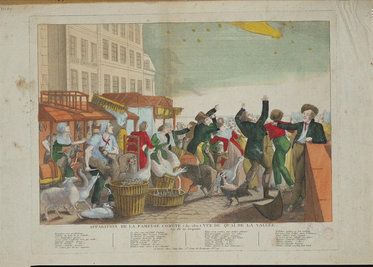 Suuren komeetan ilmestyminen vuonna 1811 tekijältä French School