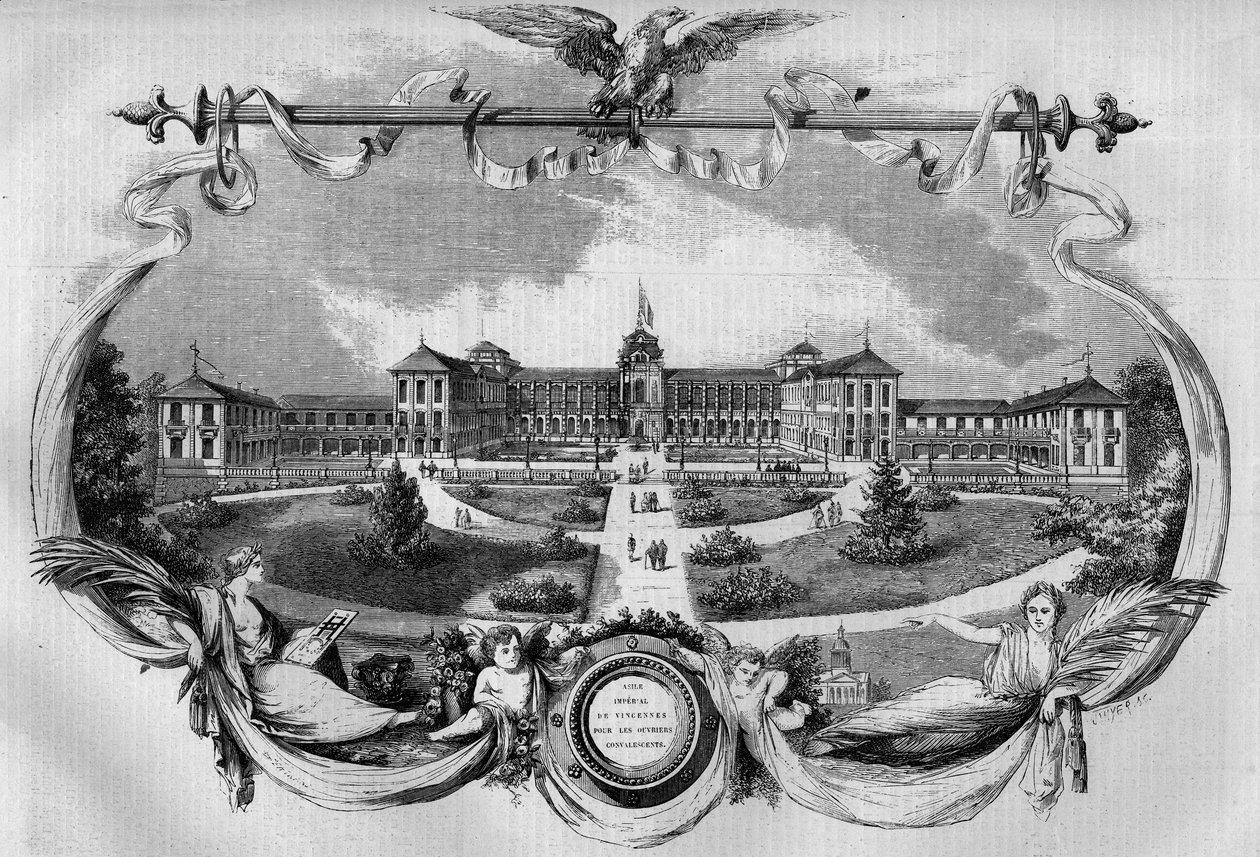 Arkkitehtuuri: "Vincennesin keisarillisena turvapaikkana" tunnetun sairaalan julkisivu toipilastyöntekijöille vihittiin käyttöön vuonna 1857. Nykyään sitä kutsutaan "Saint Maurice