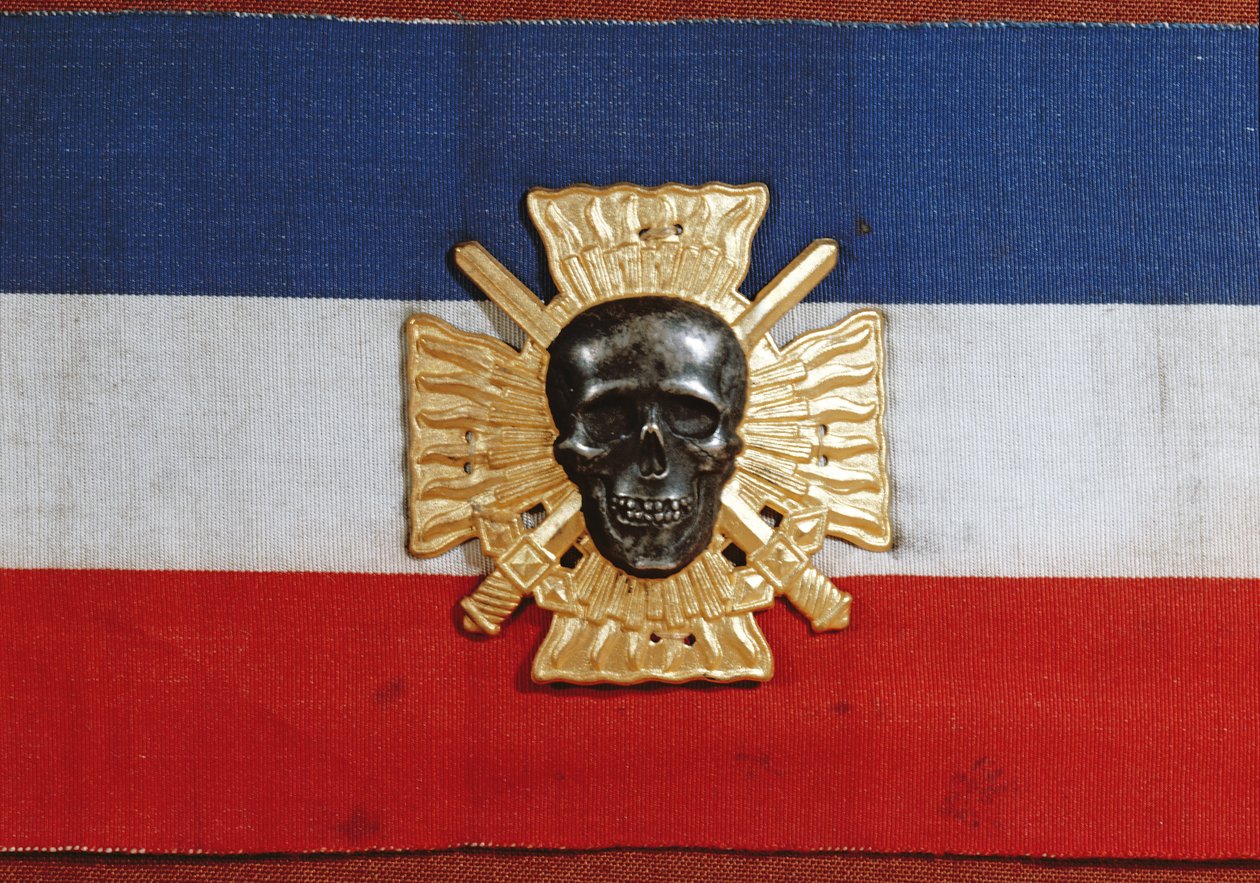 CROIX-FEU: n käsivarsi, 1930- (kangas ja metalli) tekijältä French School