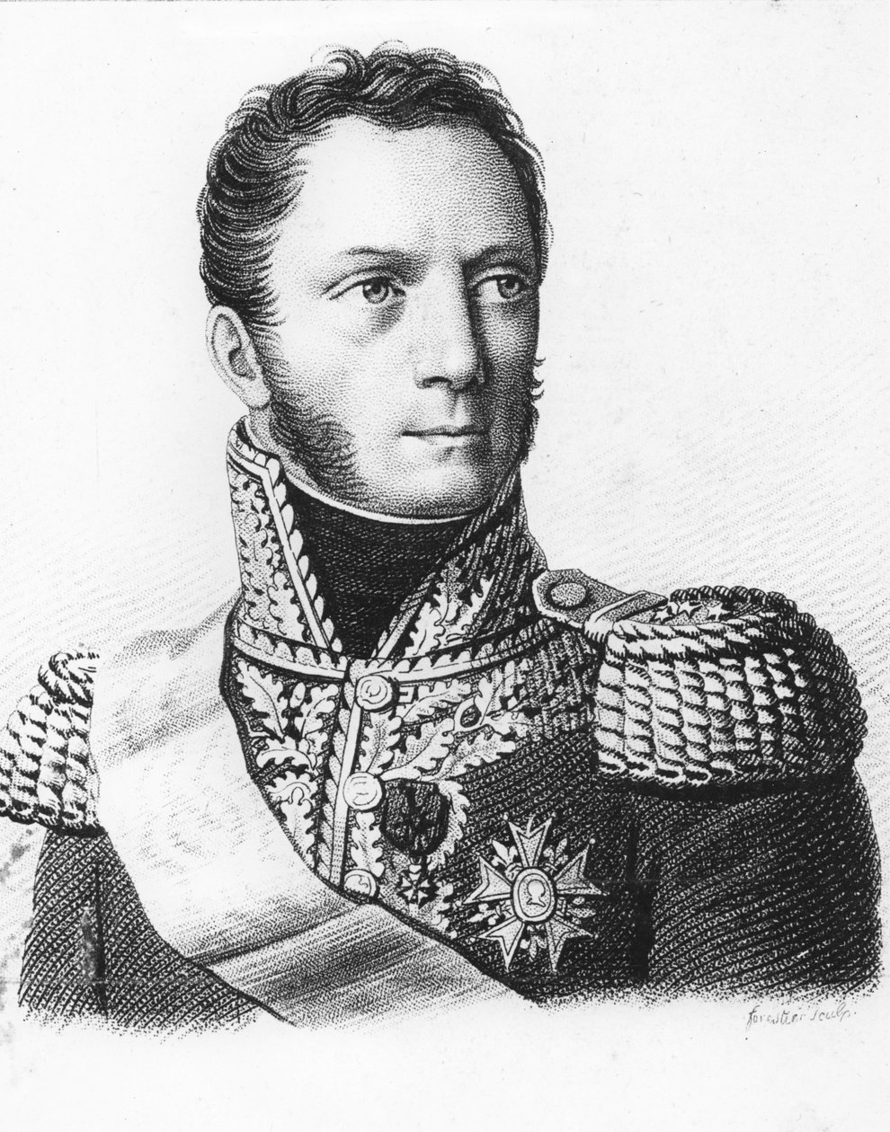 Armand Louis de Caulaincourt (kaiverrus) tekijältä French School