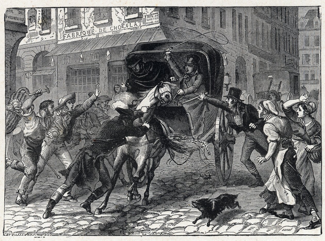 Georges Cadoudalin (1771-1804), päächouanin pidätys Vendee-sotien aikana, 9. maaliskuuta tekijältä French School