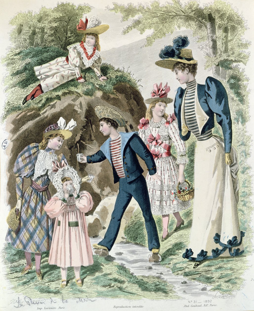 Luonnonlähteellä, 1892 tekijältä French School