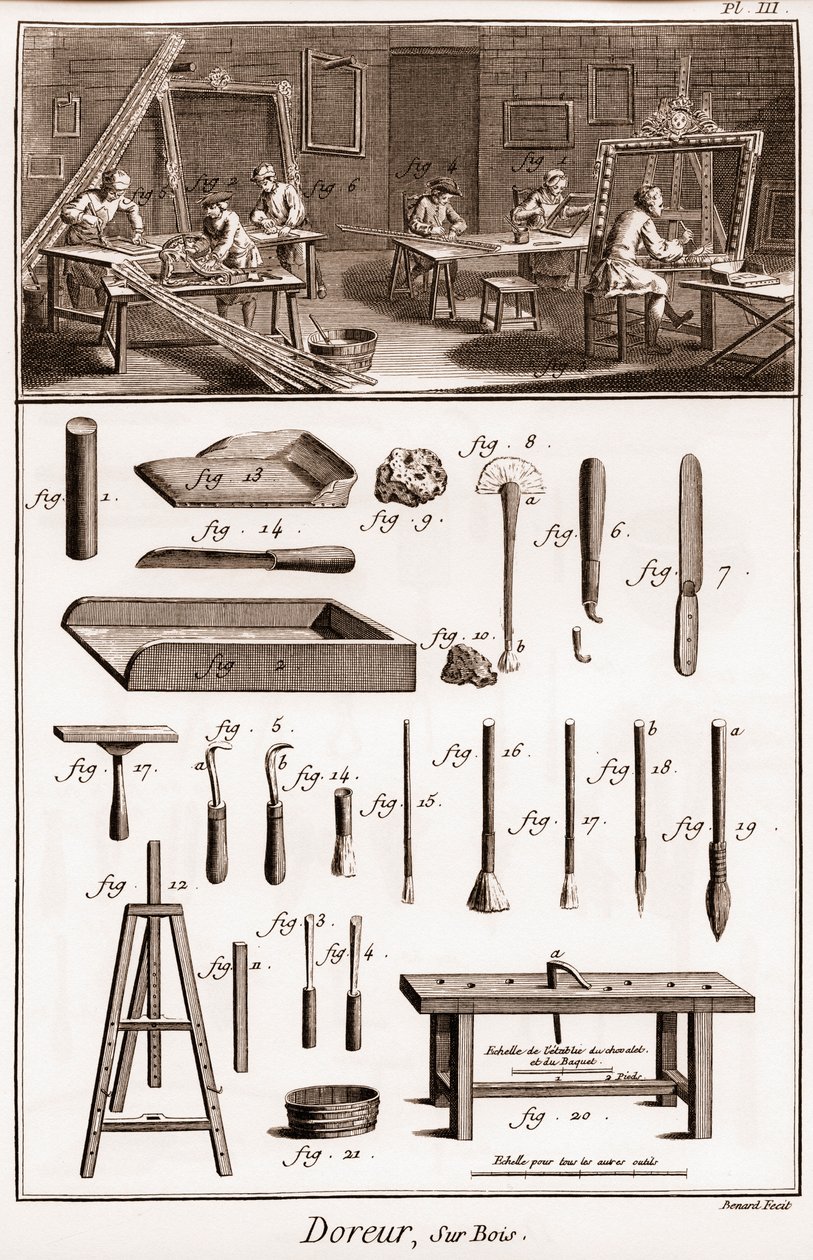 Puukultaajan työpaja - Denis Diderot (1713-1784) ja Jean d