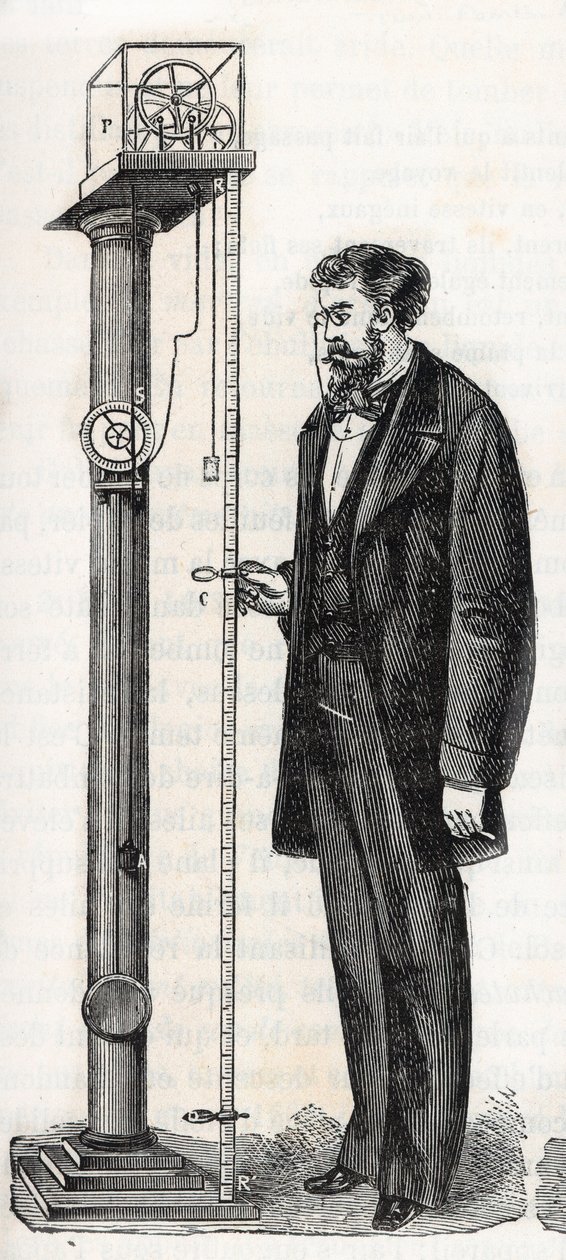 Atwood-koneen keksi vuonna 1784 George Atwood (1745-1807) - Machine d