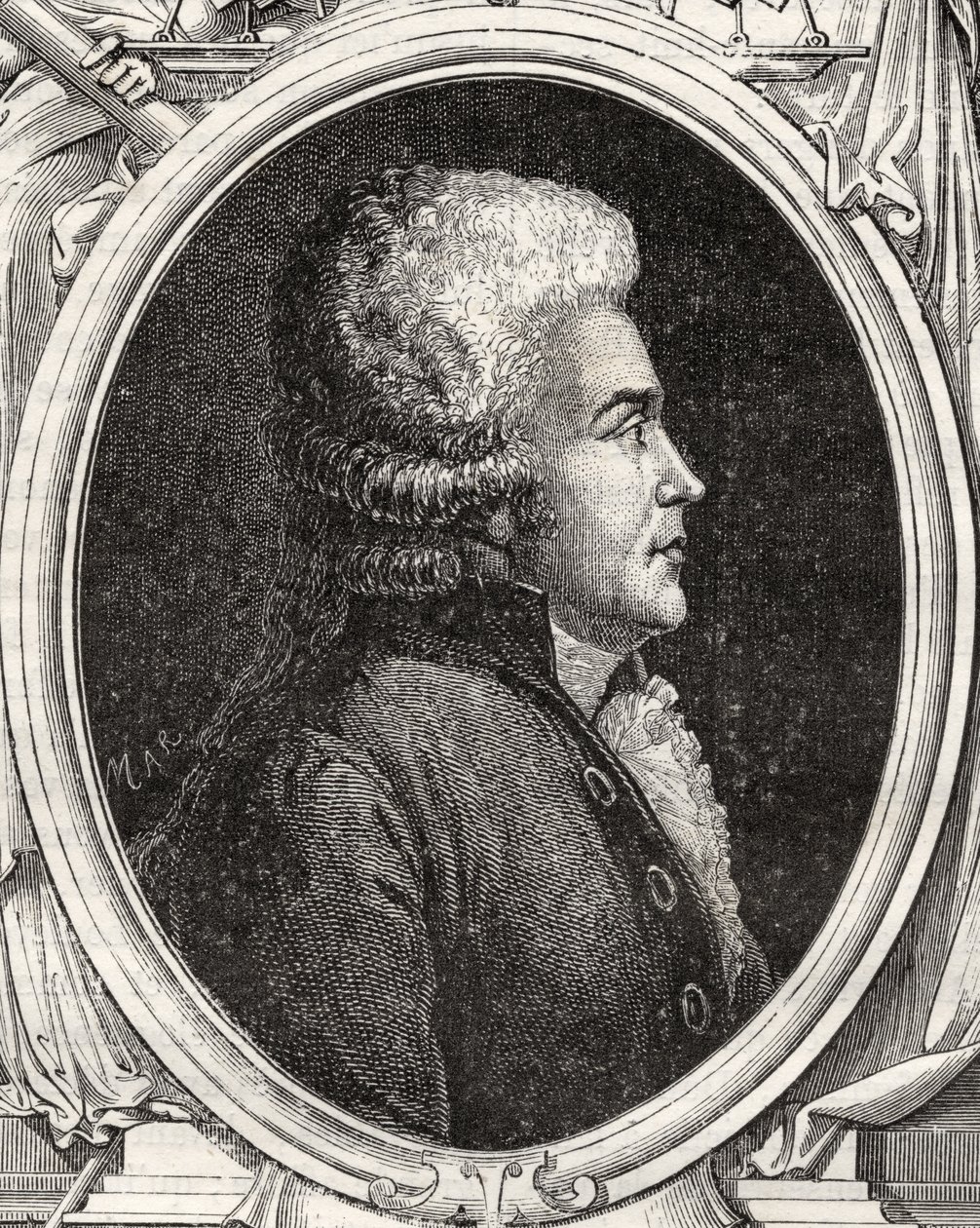 Augustin Bernard Francois Legoazre de Kervelegan Louis Blancin (1811-82) teoksesta "Histoire de la Revolution Francaise" tekijältä French School