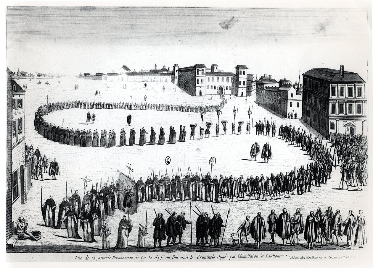 Auto da Fe Lissabonissa, 1700-luvun puoliväli tekijältä French School