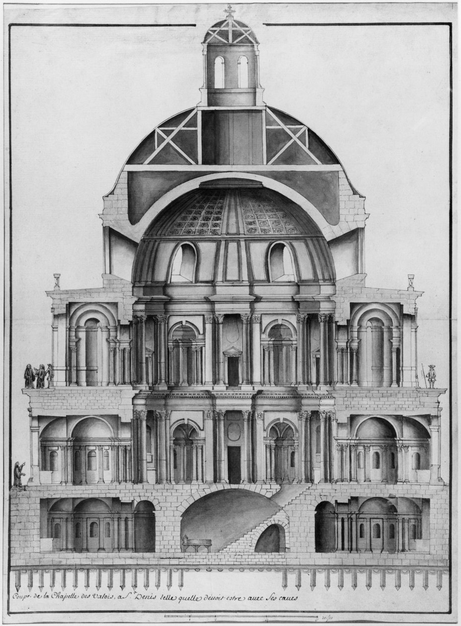 Basilica Saint-Denis, Valois-torni (katso myös 414688, 414689) tekijältä French School