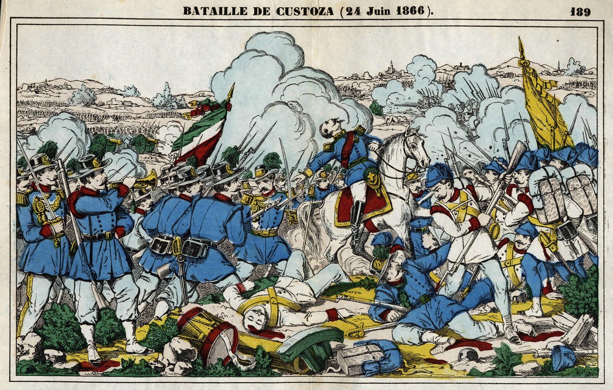 Custozan taistelu 24. kesäkuuta tekijältä French School