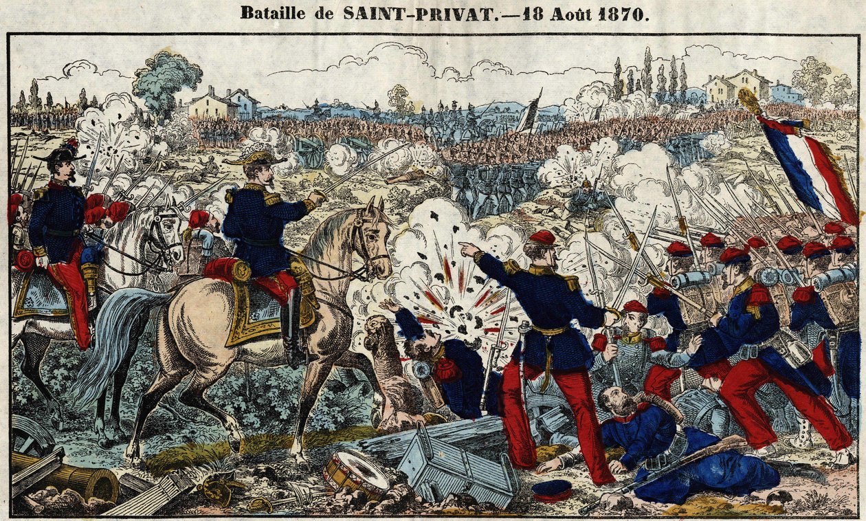 Battle of Saint - Privat 18. elokuuta tekijältä French School