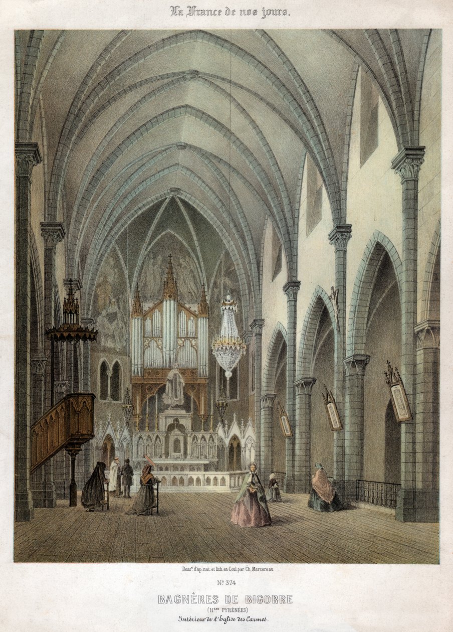 Bigorren Bagneres. (kaiverrus, n. 1870) tekijältä French School