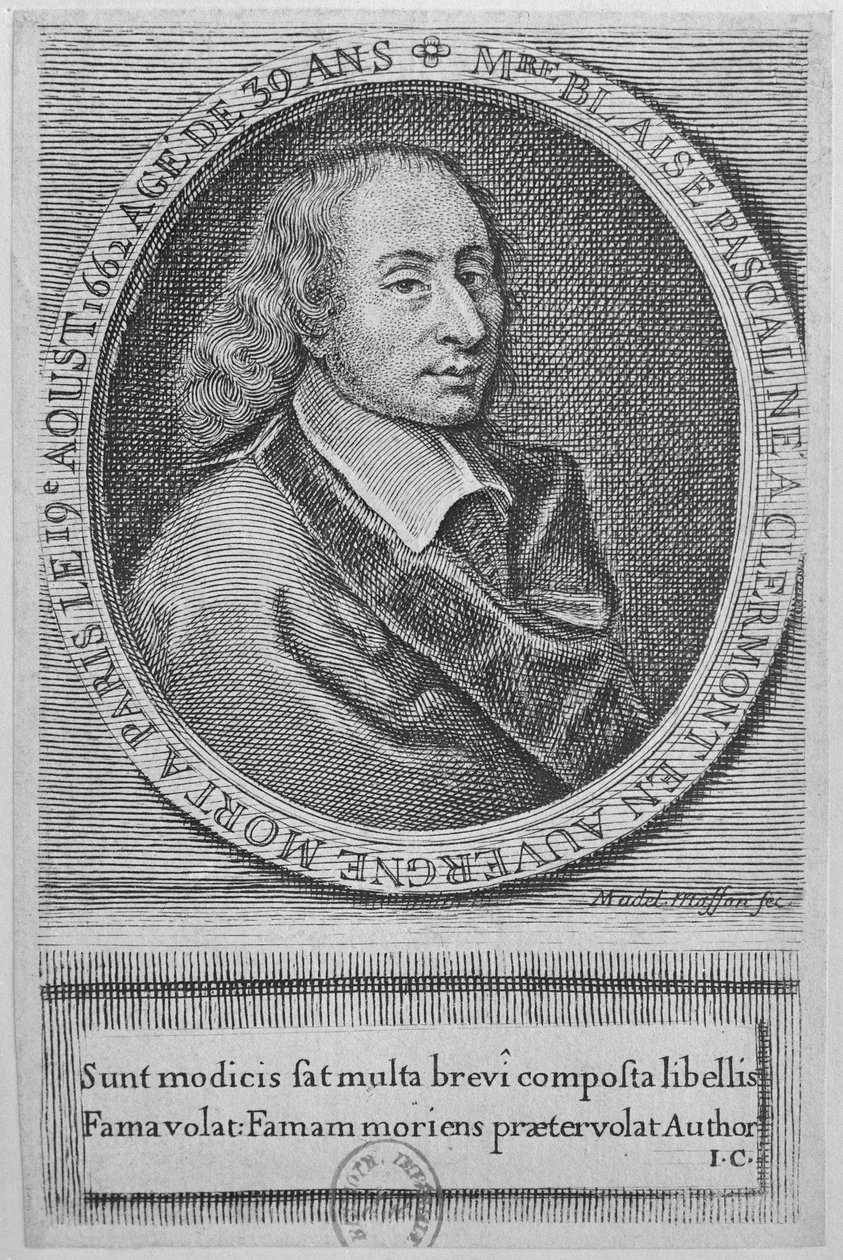Blaise Pascal (1623-62) tekijältä French School