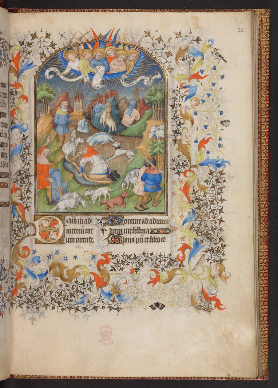 Book of Hours, Lisää MS 32454 f.32r, Ranska tekijältä French School