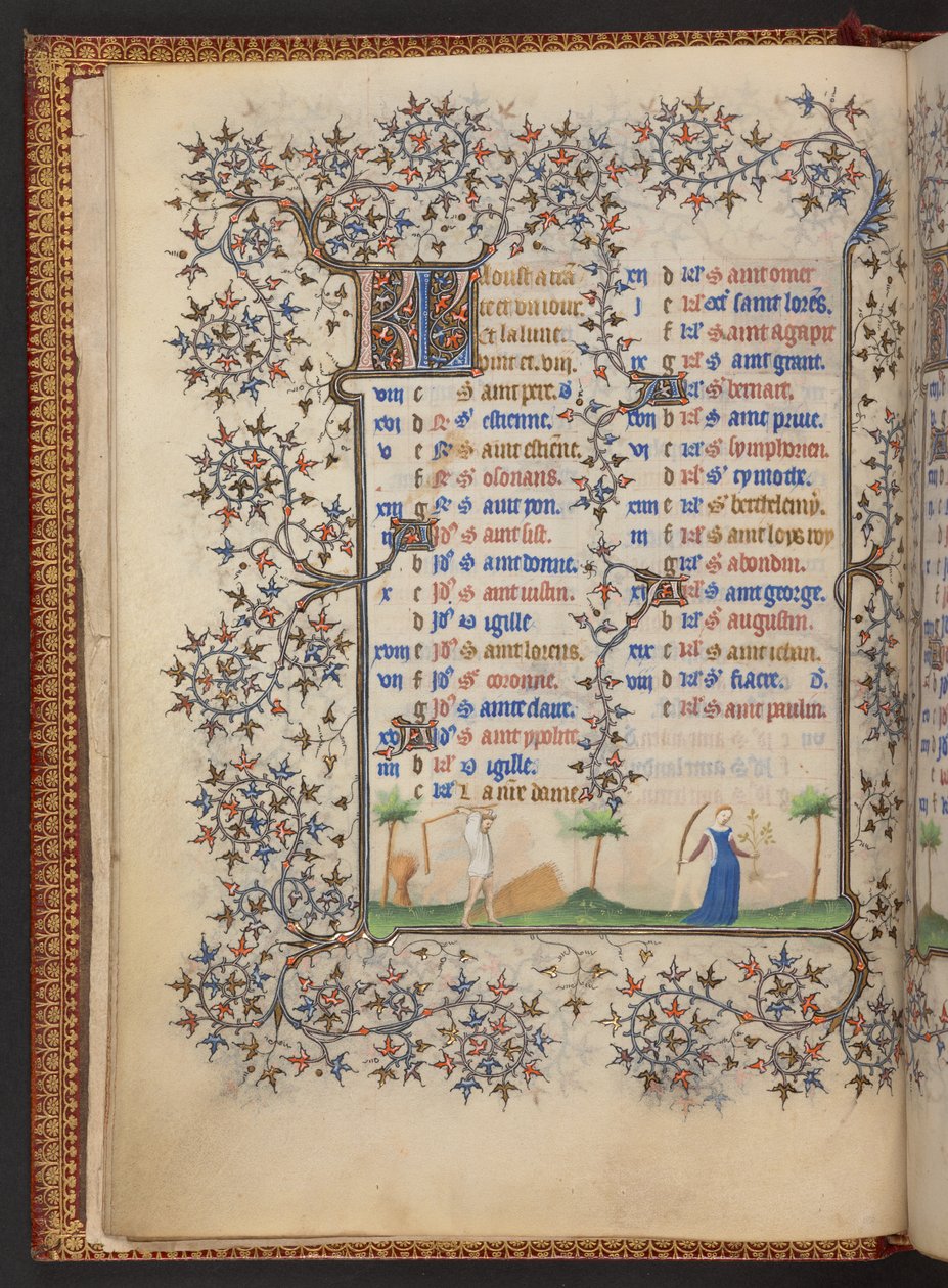 Book of Hours, Lisää MS 32454 f.5v, Ranska tekijältä French School