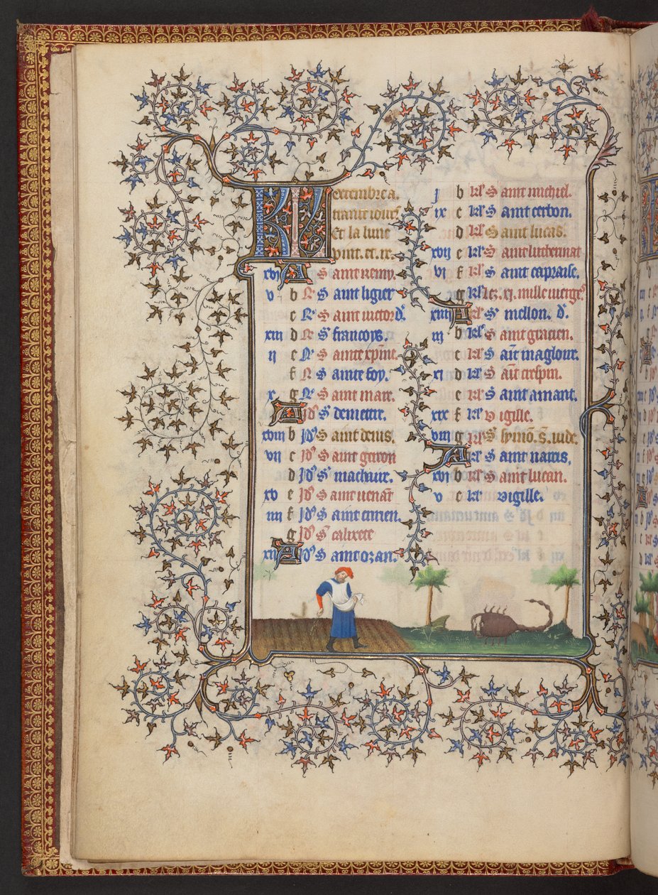 Book of Hours, Lisää MS 32454 f.6v, Ranska tekijältä French School