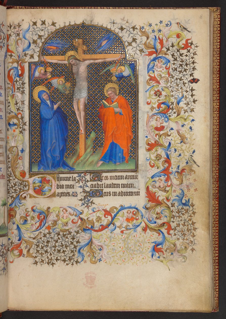 Book of Hours, Lisää MS 32454 f.8r, Ranska tekijältä French School