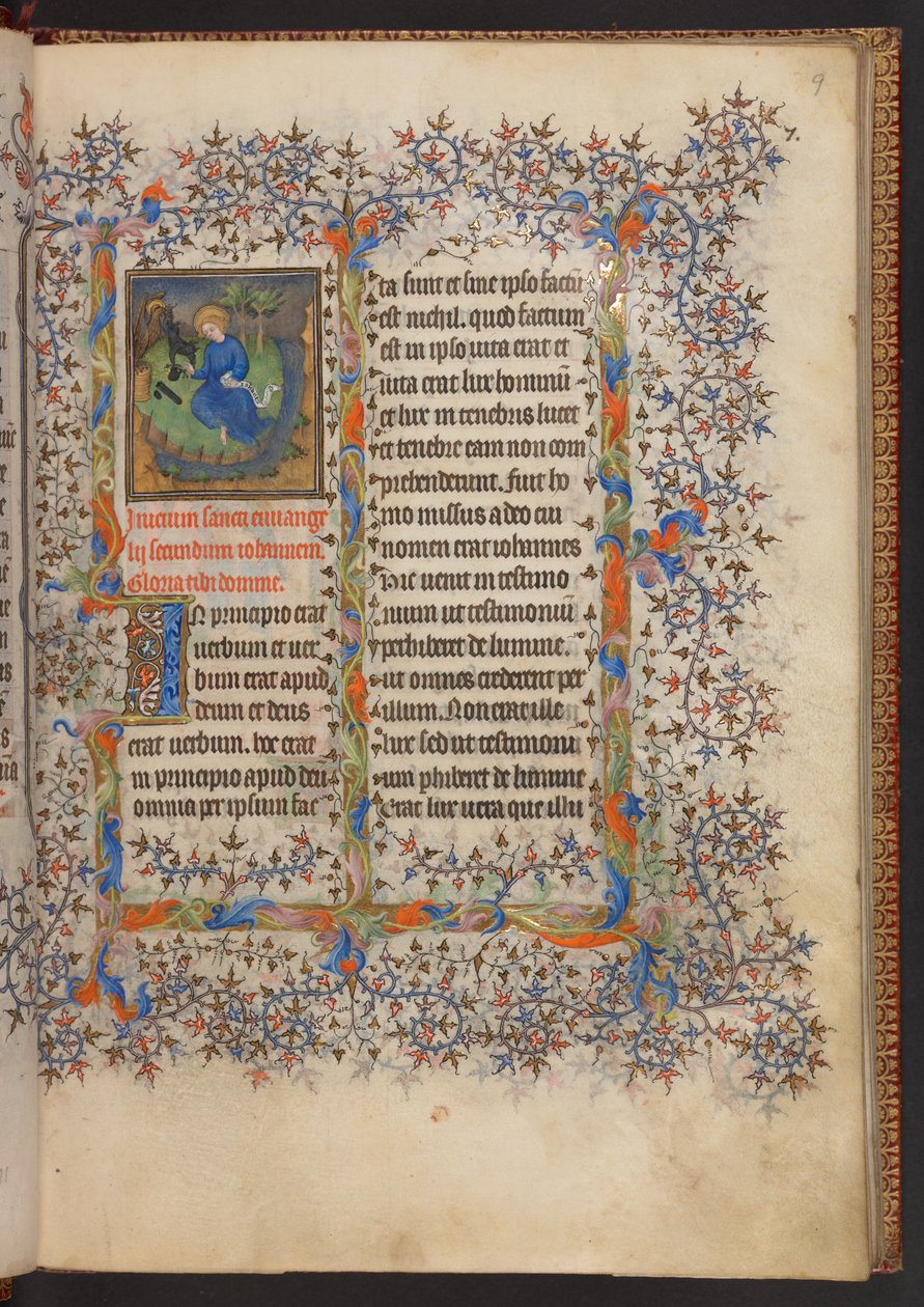 Book of Hours, Lisää MS 32454 f.9r, Ranska tekijältä French School