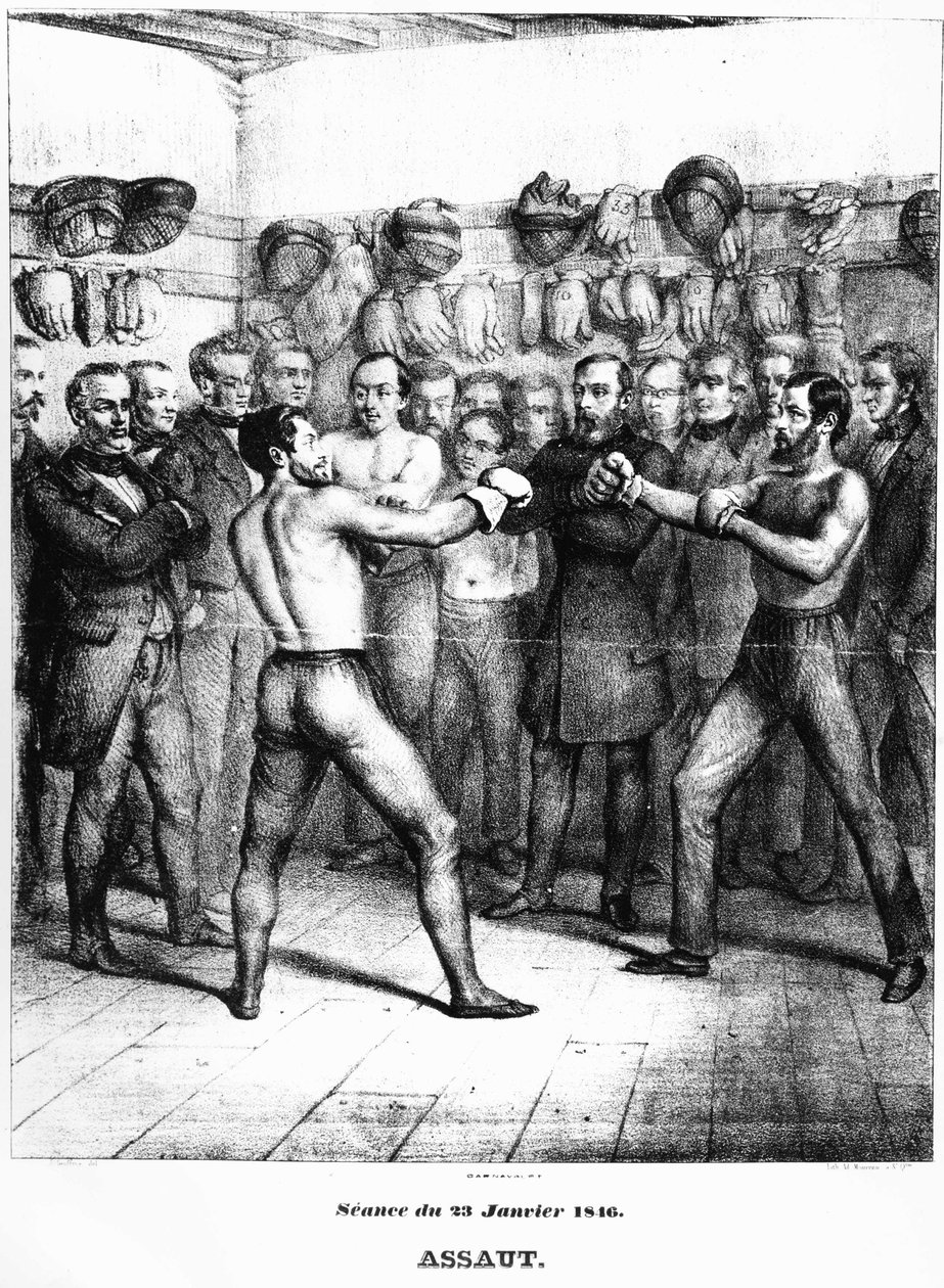 Nyrkkeily: harjoitus Lecour - Carnavalet.¿ tekijältä French School