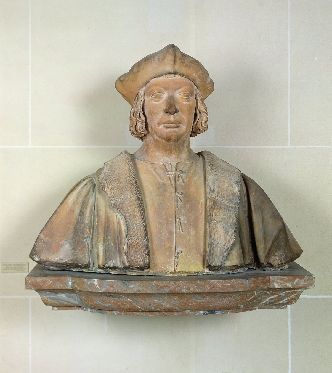 Kansleri Antoine Dupratin (1463-1535) rintakuva (terrakotta) tekijältä French School
