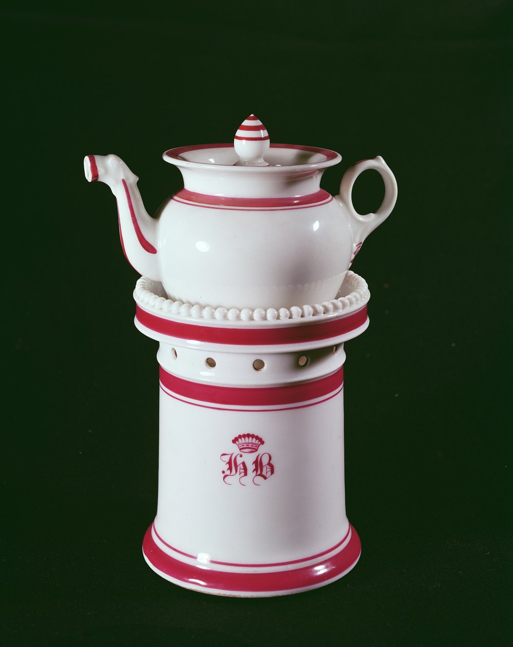 Cafetiere, joka kuuluu Honore de Balzacin (1799-1850) (posliini) tekijältä French School