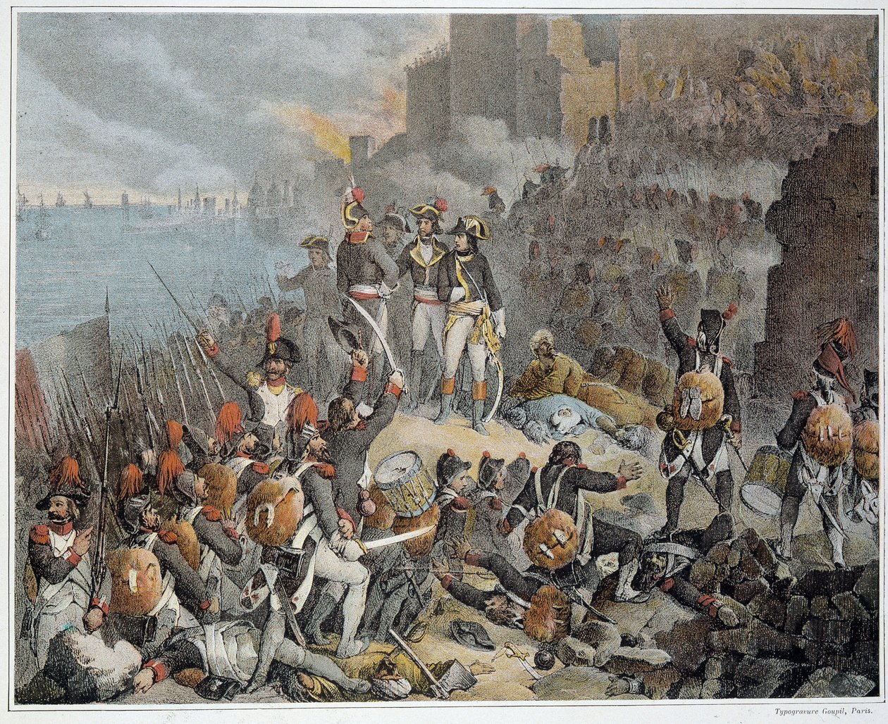 Egyptin kampanja (retkikunta) (1798-1801), idän armeija: Pyhän Johanneksen Acre piiritys. 1799. - "" Ranskan armeijoiden voitot ja valloitukset"". tekijältä French School