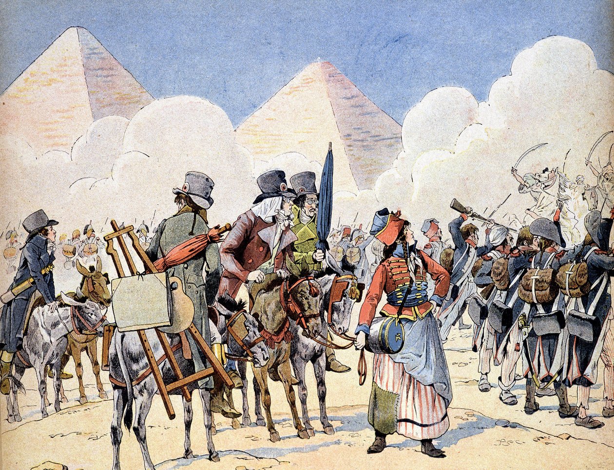 Egyptin kampanja (retkikunta) (1798-1801): Ranskan armeija Egyptissä Napoleon Bonaparten johdolla: taiteilijat, jotka seuraavat armeijaa tekijältä French School