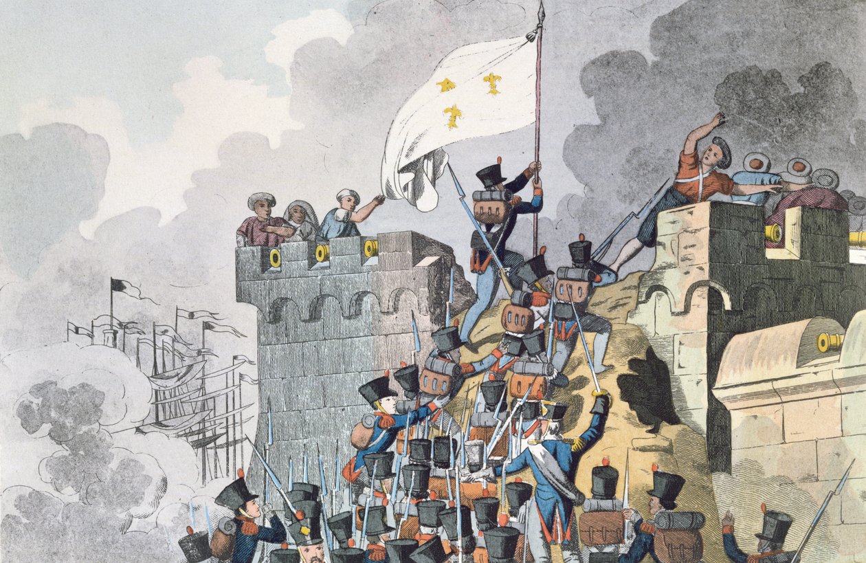 Algerin keisarien linnoituksen valtaus vuonna 1830 tekijältä French School