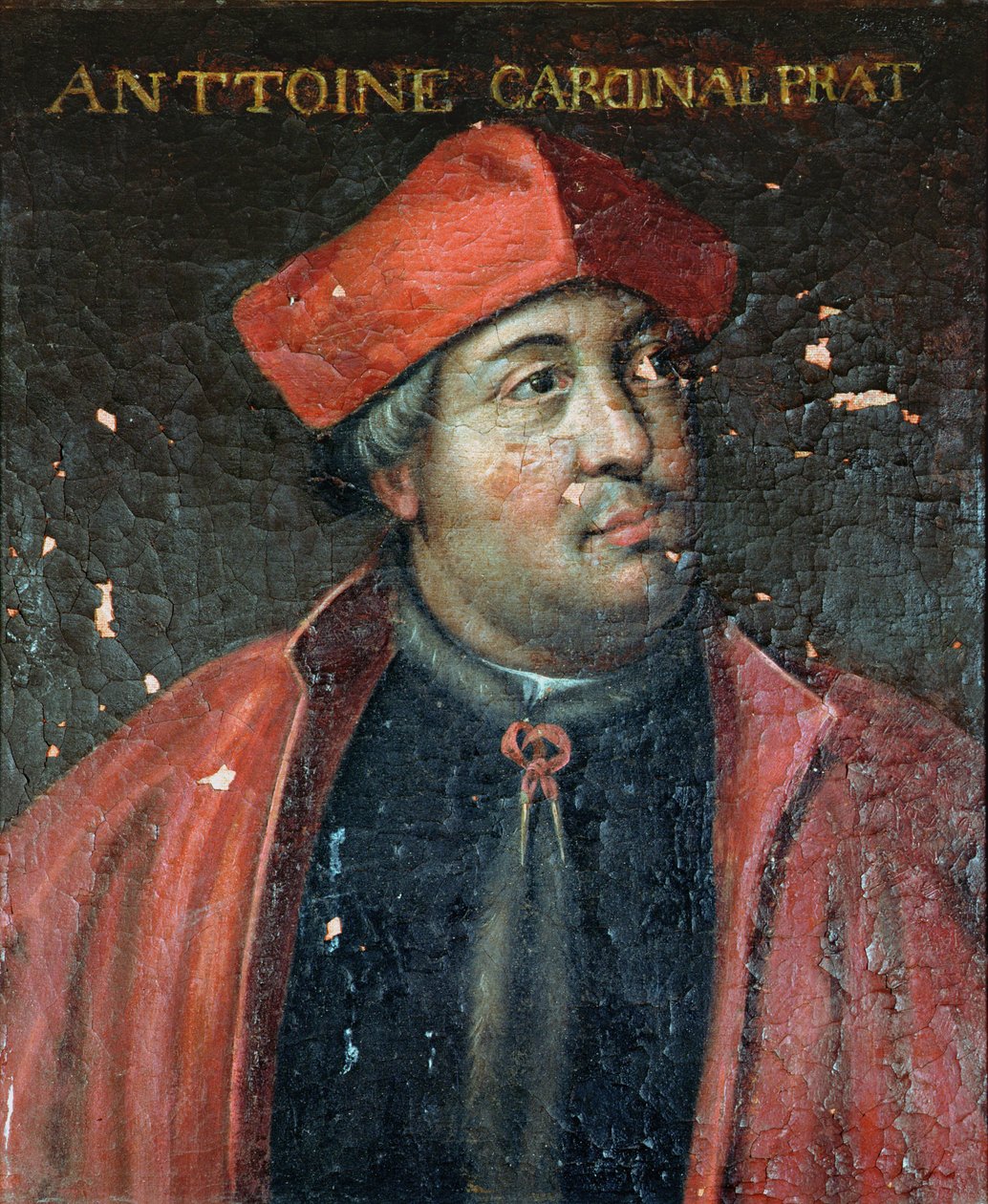 Kardinaali Antoine Duprat (1463-1535), paavin legaatti, 1617-38 tekijältä French School