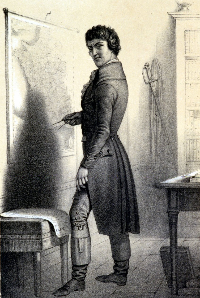 Carnot tai Grand Carnot (1753 - 1823) - Albert Maurinin "Ranskan vallankumouksen historiallisessa galleriassa" tekijältä French School