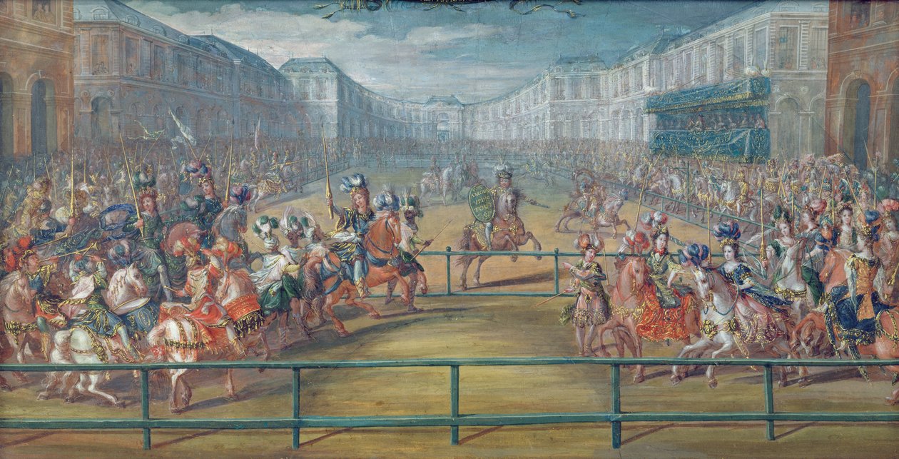 Amazonien karuselli vuonna 1682 tekijältä French School