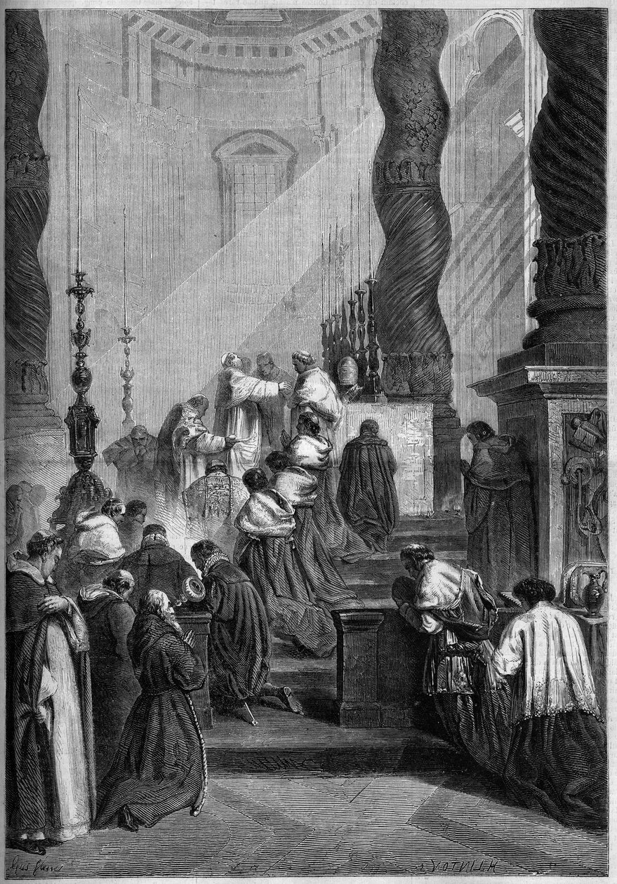 Katolinen riitti - pääsiäinen - 1860: paavi Pius IX (tai Pio 9 tekijältä French School