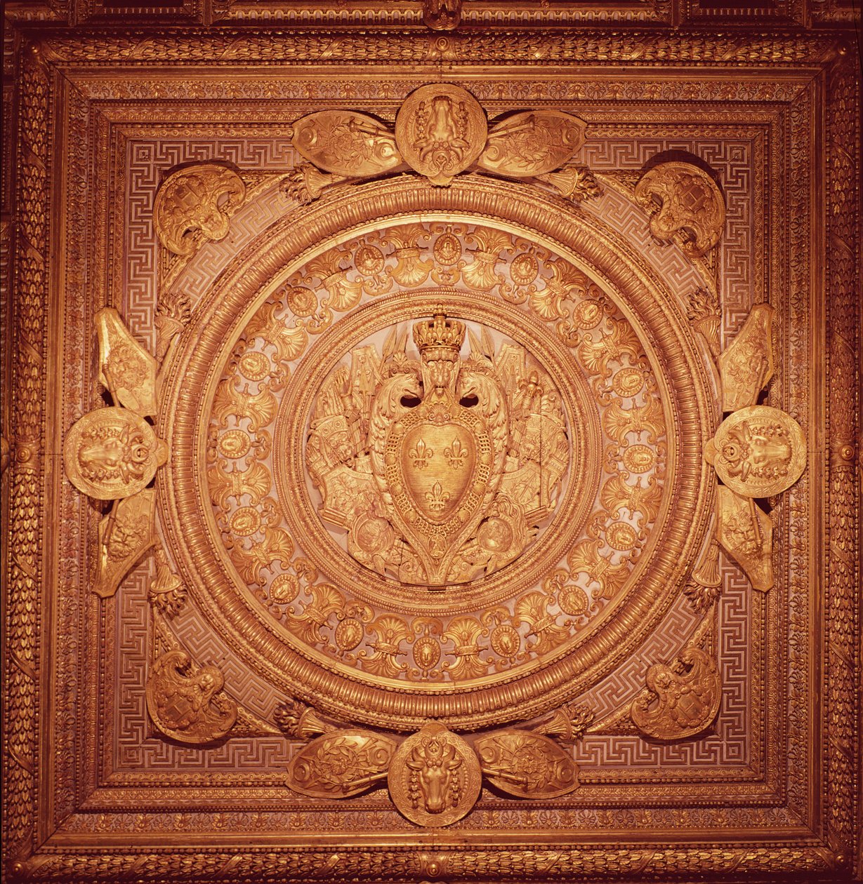 Katto Henri II:n (1519-59) makuuhuoneesta tekijältä French School