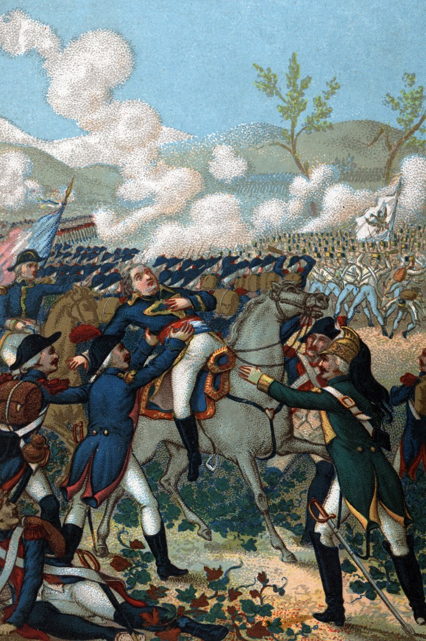 Charles Antoine Desaix de Veygoux (1768-1800), ranskalainen kenraali, kuoli Marengossa 14. kesäkuuta 1800. tekijältä French School