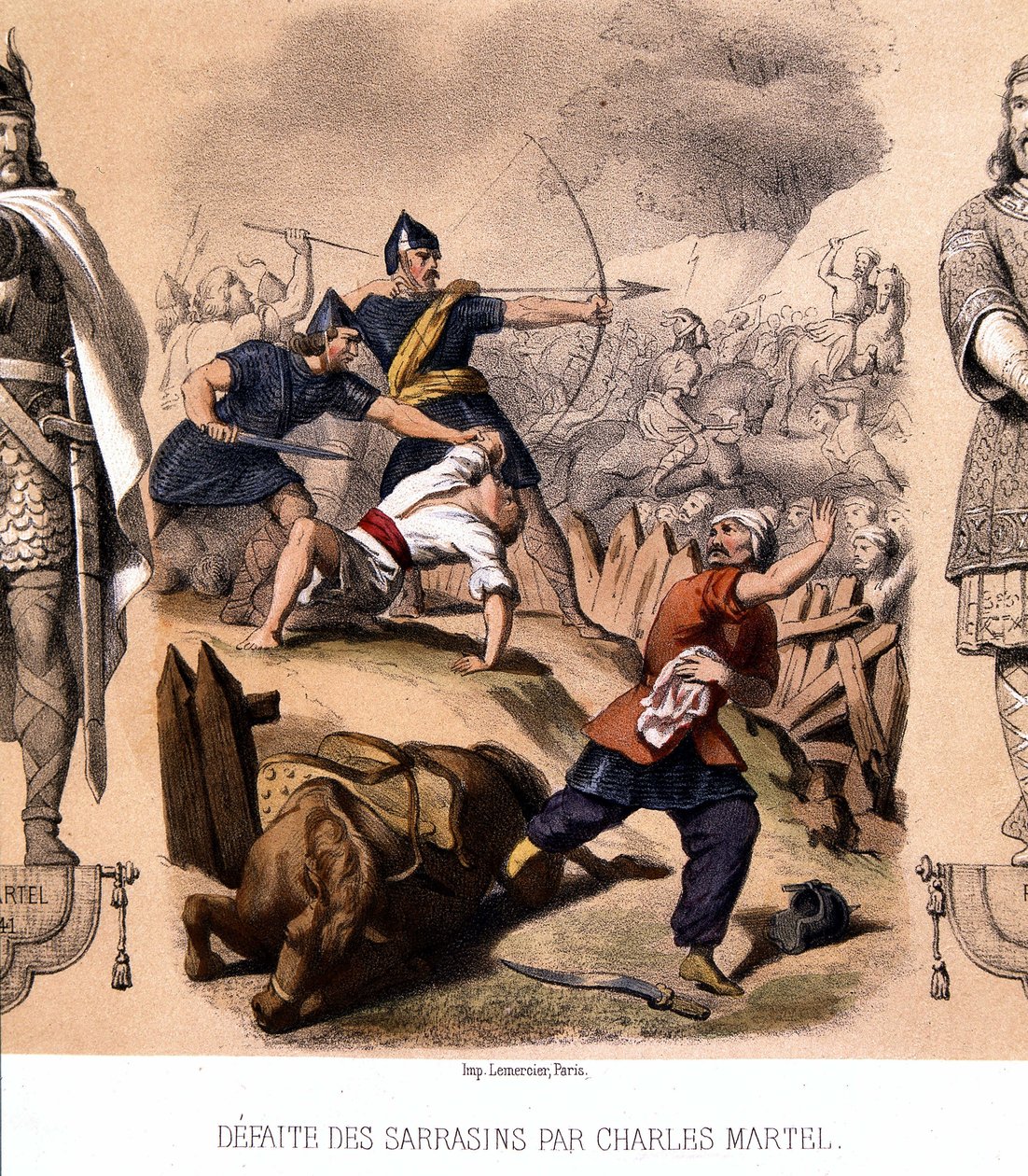 Charles Martel voitti saraseenit Poitiers