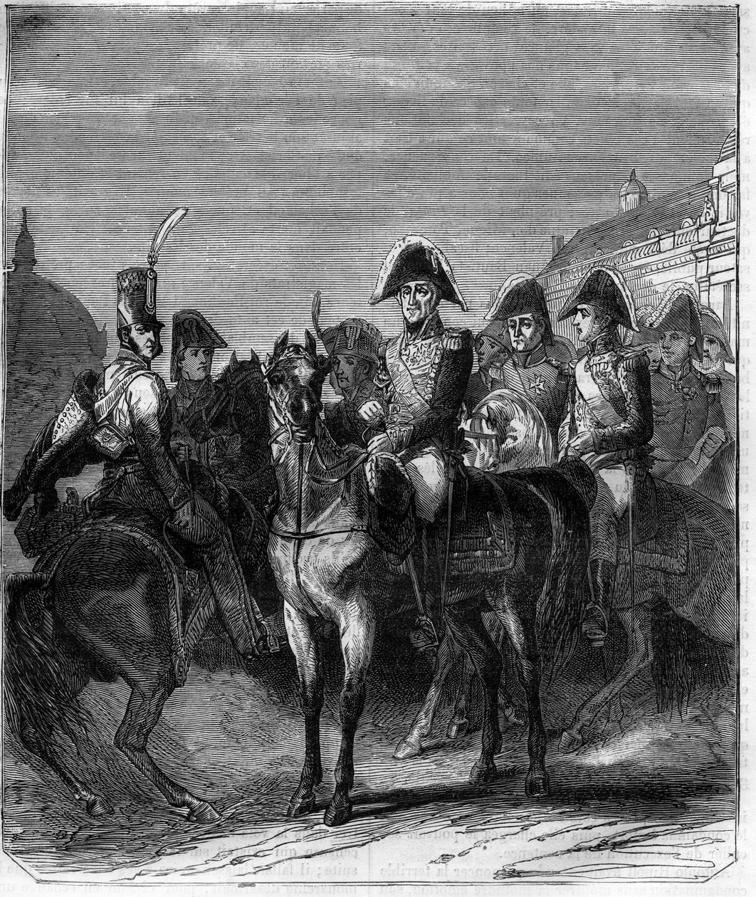 Kaarle X (1757-1836) Ranskan kuningas. Kaiverrus Maurice Lachatren teokseen "Paavien-kuninkaiden-kuningattaren ja keisarien historia vuosisatojen ajan" tekijältä French School